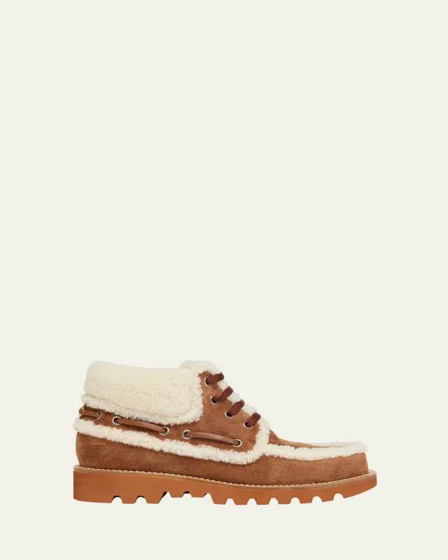 Palm Avenue Desert Goat Shearling Booties